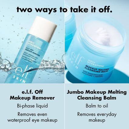 SKIN Holy Hydration! Makeup Melting Cleansing Balm, Hydrating Cleansing Balm to Remove Makeup, Formulated with Hyaluronic Acid