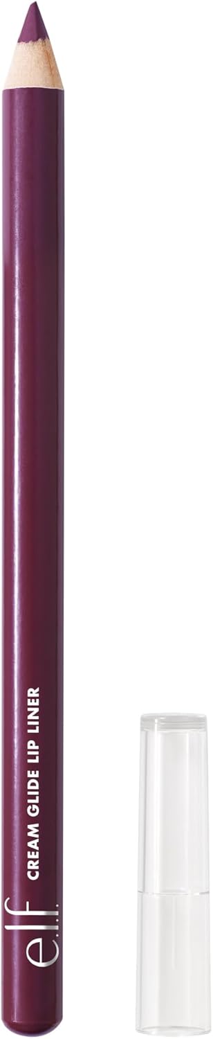 Cream Glide Lip Liner, Highly-Pigmented Pencil for Shaping & Sculpting Lips, Semi-Matte Finish, Vegan & Cruelty-Free, Baddest Beige