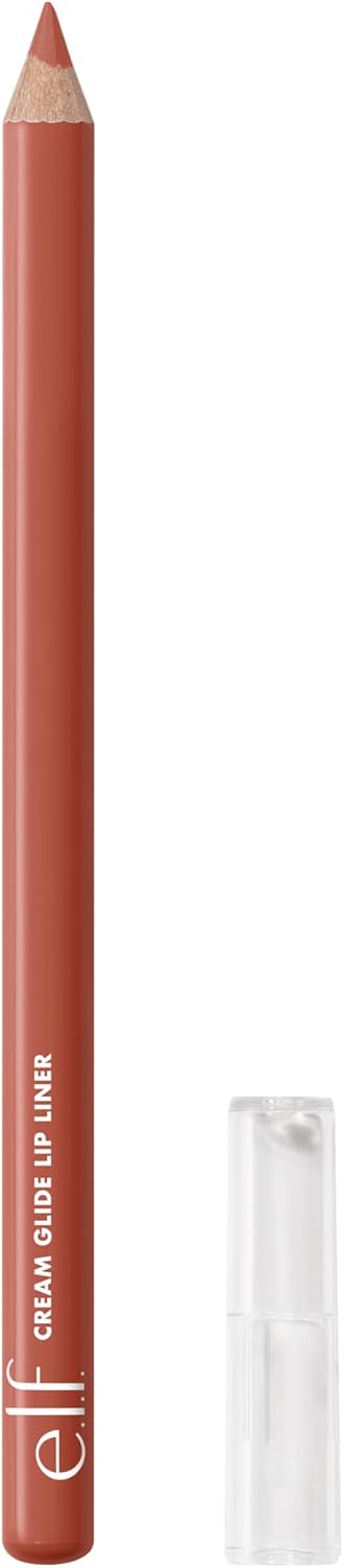 Cream Glide Lip Liner, Highly-Pigmented Pencil for Shaping & Sculpting Lips, Semi-Matte Finish, Vegan & Cruelty-Free, Baddest Beige