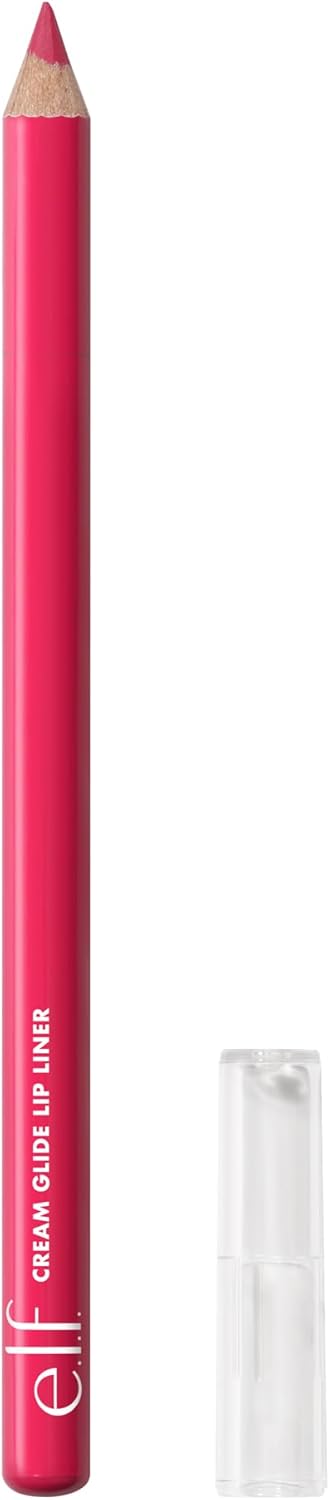 Cream Glide Lip Liner, Highly-Pigmented Pencil for Shaping & Sculpting Lips, Semi-Matte Finish, Vegan & Cruelty-Free, Baddest Beige