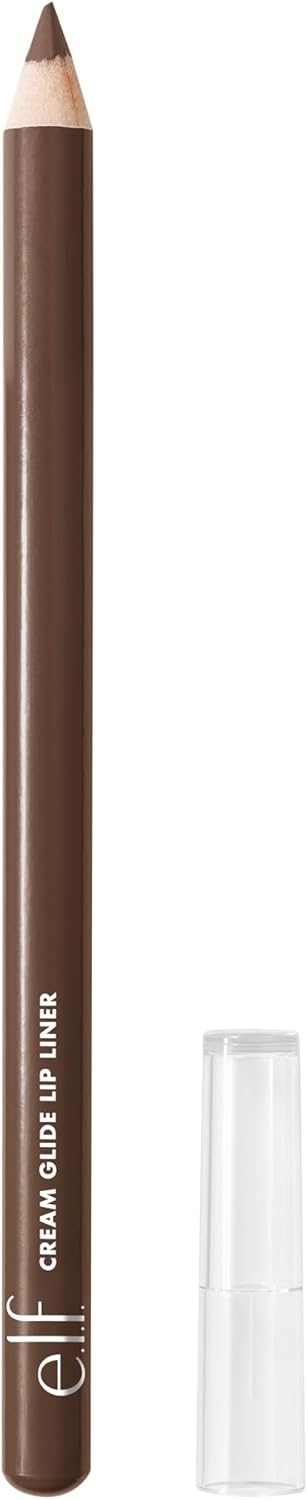 Cream Glide Lip Liner, Highly-Pigmented Pencil for Shaping & Sculpting Lips, Semi-Matte Finish, Vegan & Cruelty-Free, Baddest Beige