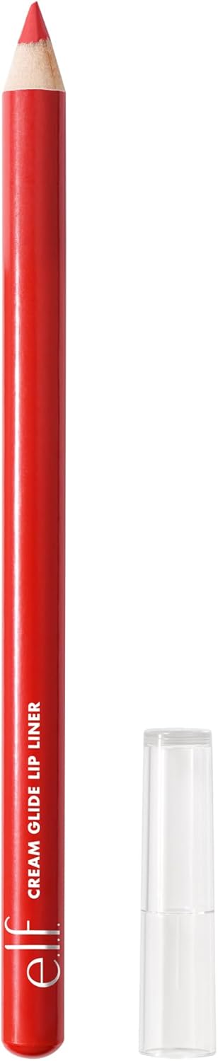 Cream Glide Lip Liner, Highly-Pigmented Pencil for Shaping & Sculpting Lips, Semi-Matte Finish, Vegan & Cruelty-Free, Baddest Beige