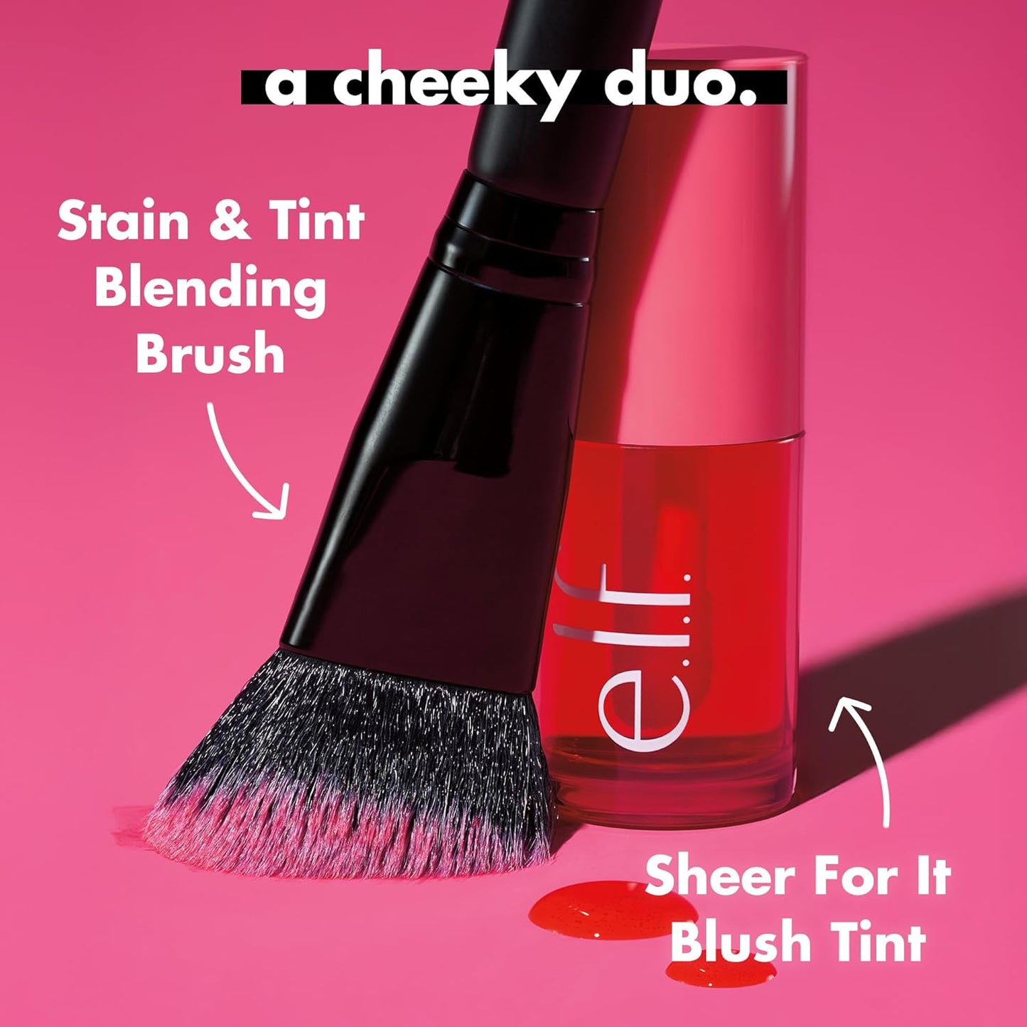 Sheer for It Blush Tint, Multi-Use, Long-Lasting Lip & Cheek Makeup, Creates a Natural Flush Finish, Vegan & Cruelty-Free, Plums Up