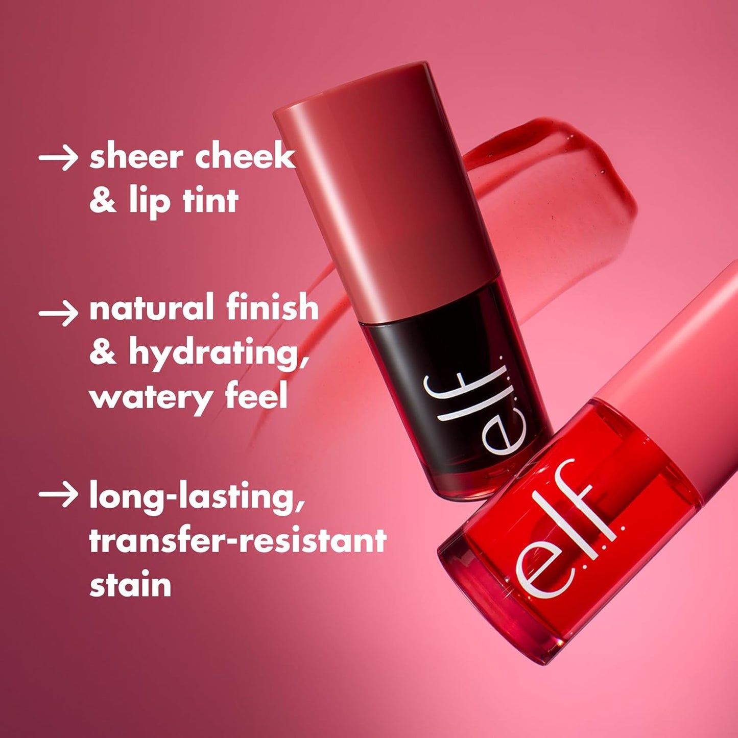 Sheer for It Blush Tint, Multi-Use, Long-Lasting Lip & Cheek Makeup, Creates a Natural Flush Finish, Vegan & Cruelty-Free, Plums Up