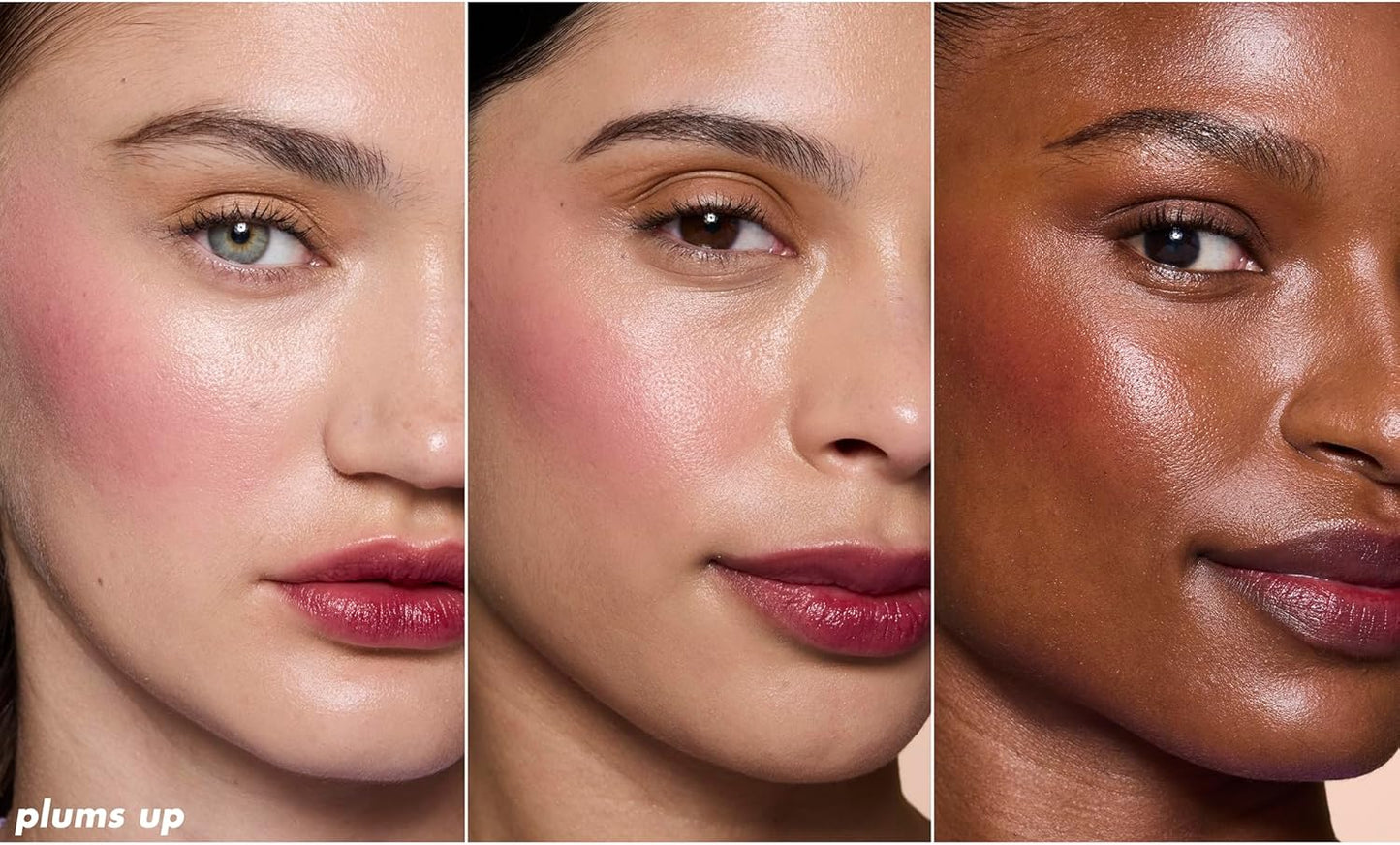 Sheer for It Blush Tint, Multi-Use, Long-Lasting Lip & Cheek Makeup, Creates a Natural Flush Finish, Vegan & Cruelty-Free, Plums Up
