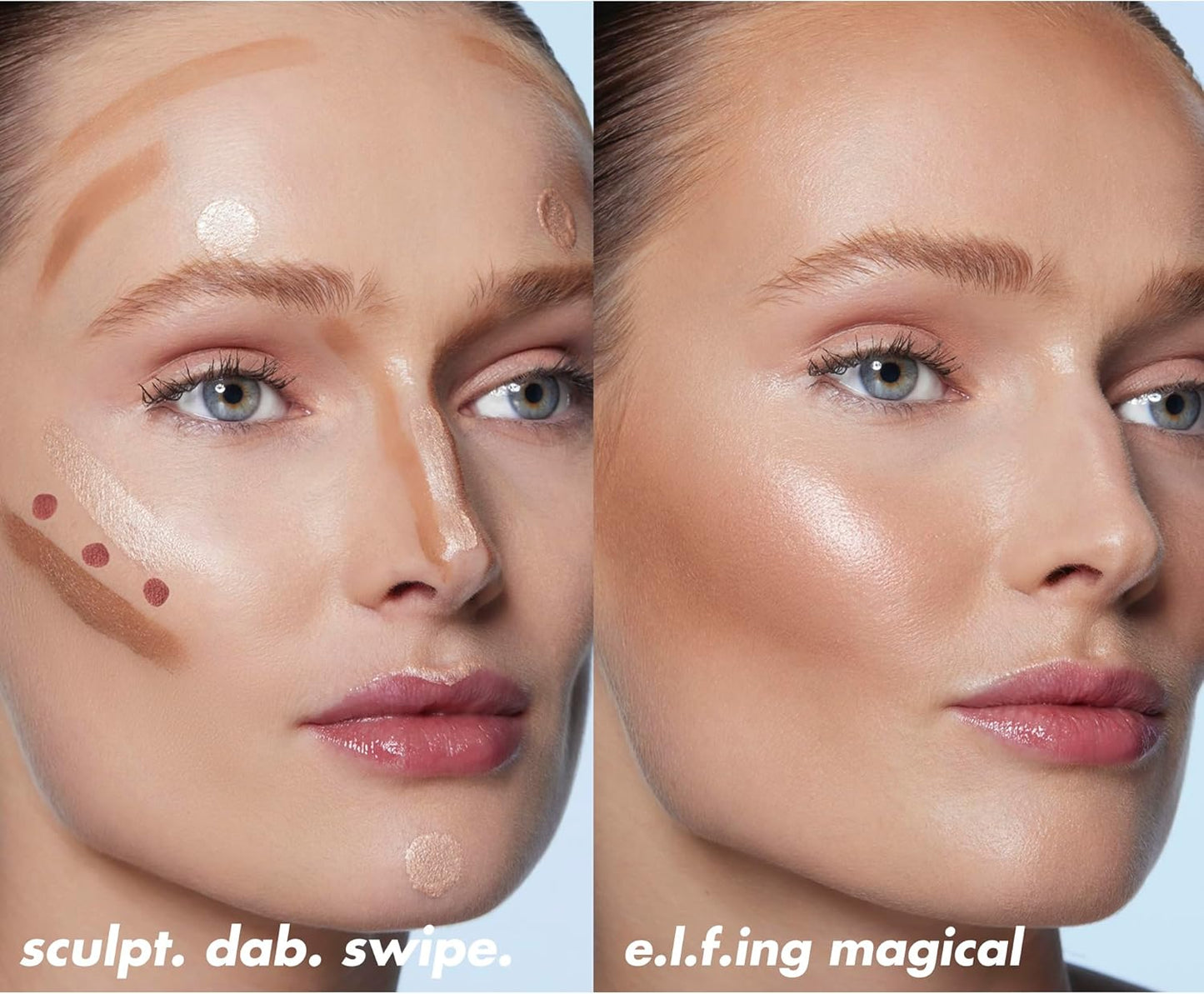 Halo Glow Highlight Beauty Wand, Liquid Highlighter Wand for Luminous, Glowing Skin, Buildable Formula, Vegan & Cruelty-Free, Champagne Campaign