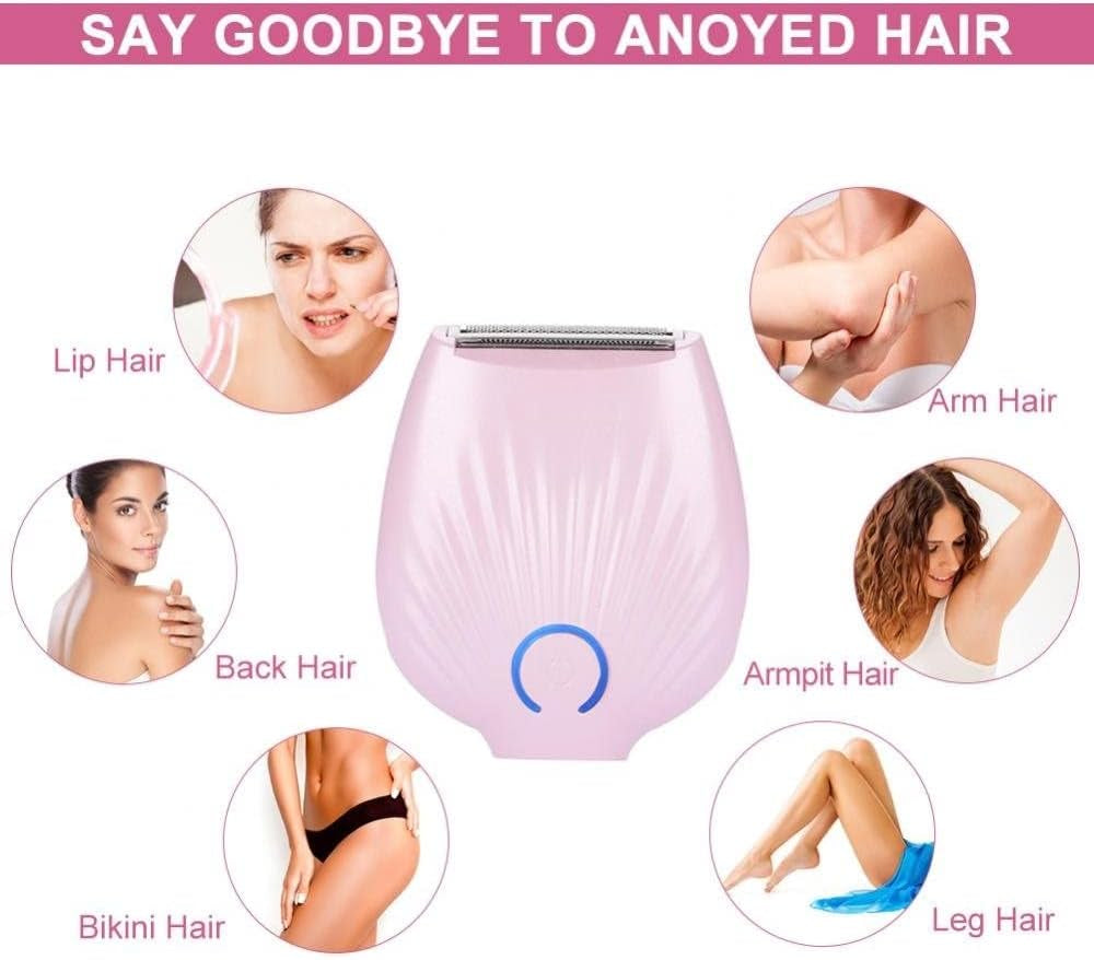 Woman Rechargeable 3 in 1 Wet Dry Face Body Armpit Epilator Painless Hair Remover for Women