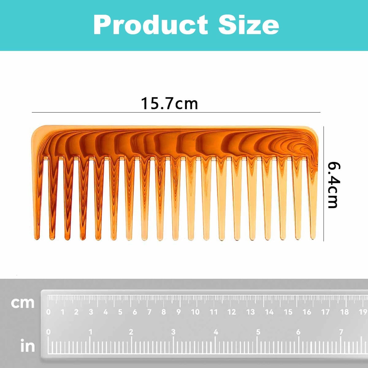 2PCS Wide Tooth Comb, Large Wide Tooth Comb for Women Men and Kids，Handmade Wide Tooth Comb for Curly Hair, Shower Comb Hair Detangler Comb for Curly Hair Wet Dry Hair, Professional Hair Cutting Combs
