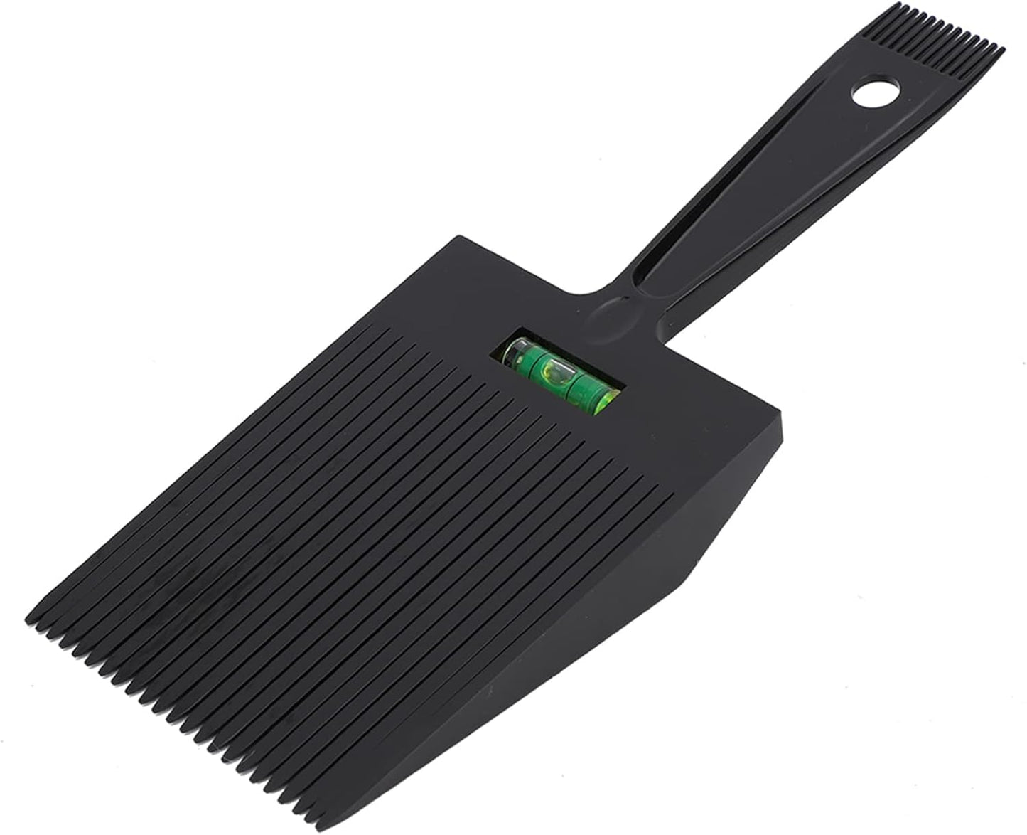 Flat Top Guide Comb, Professional Haircut Level Dual Ended Hair Flattopper Barber Cutting Angle Clipper Comb Large Teeth Styling Hairstyle Hairdressing Tool for Men Girl Hairdress Home Salon (Black)