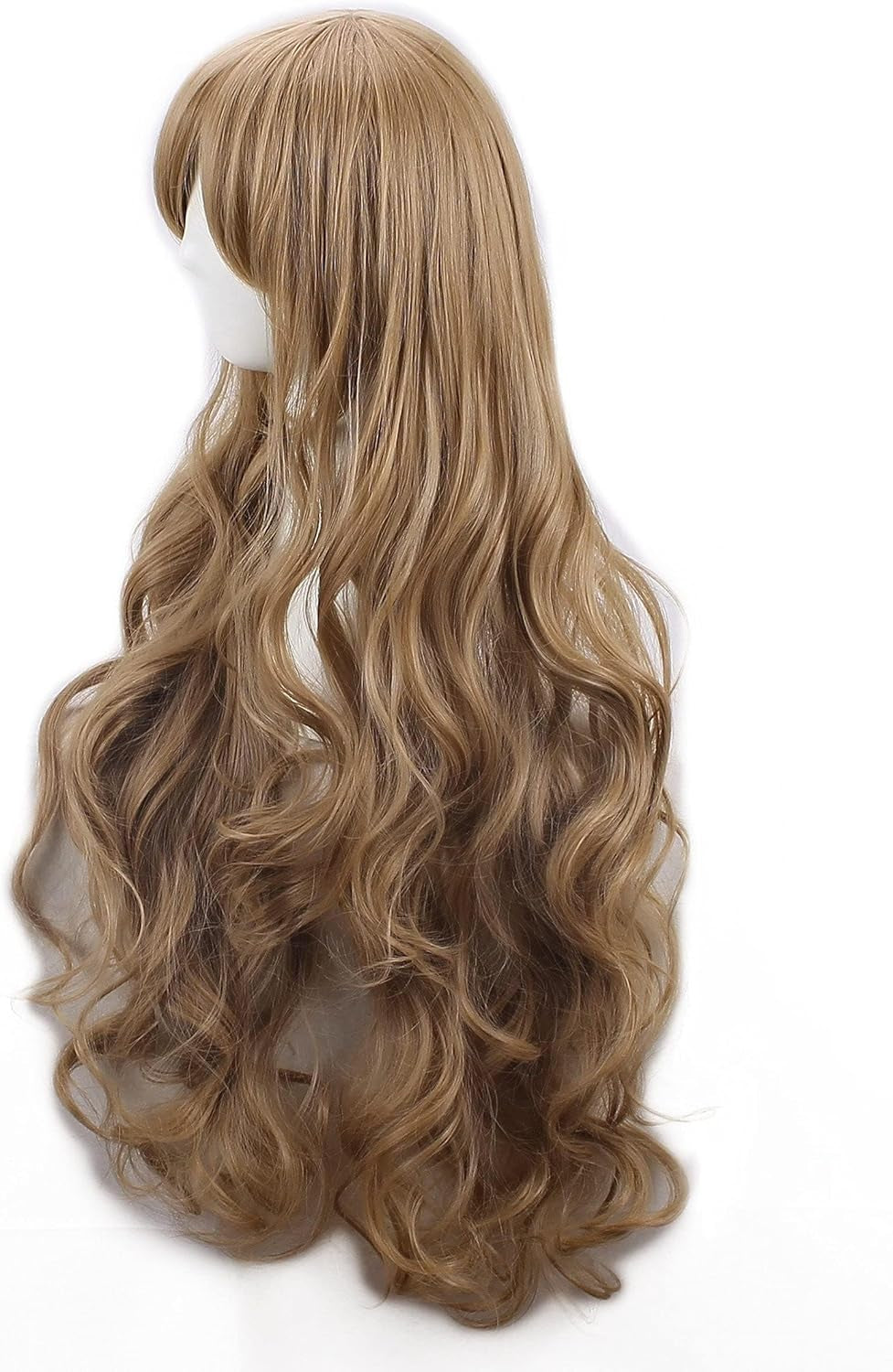 Aisaka Taiga Anime Cosplay Wigs Brown Long Wavy Curly Synthetic Hair