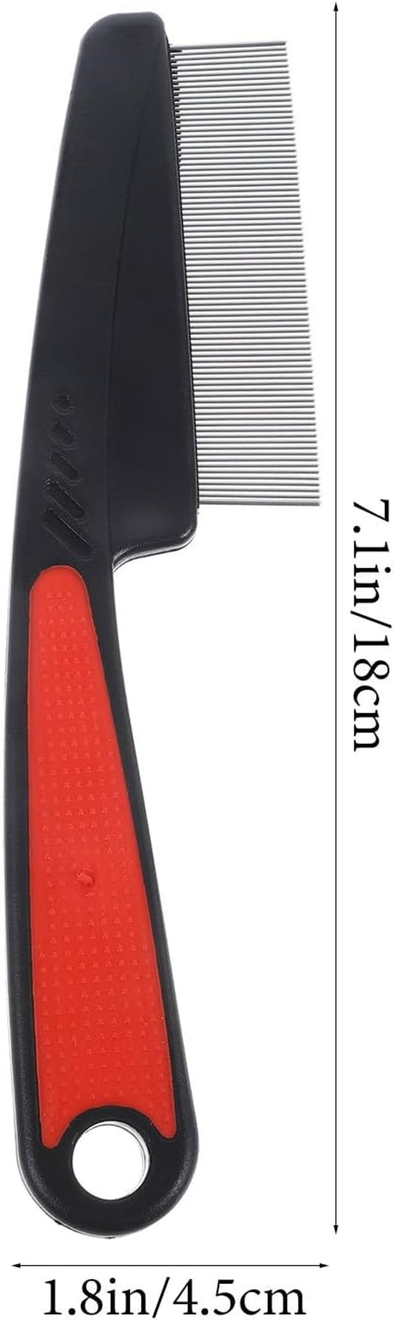 Fine Tooth Stainless Steel Comb for Dandruff Removal Portable Hair Comb for Adults and Pets Scalp Brush Dandruff Comb Hair Pick