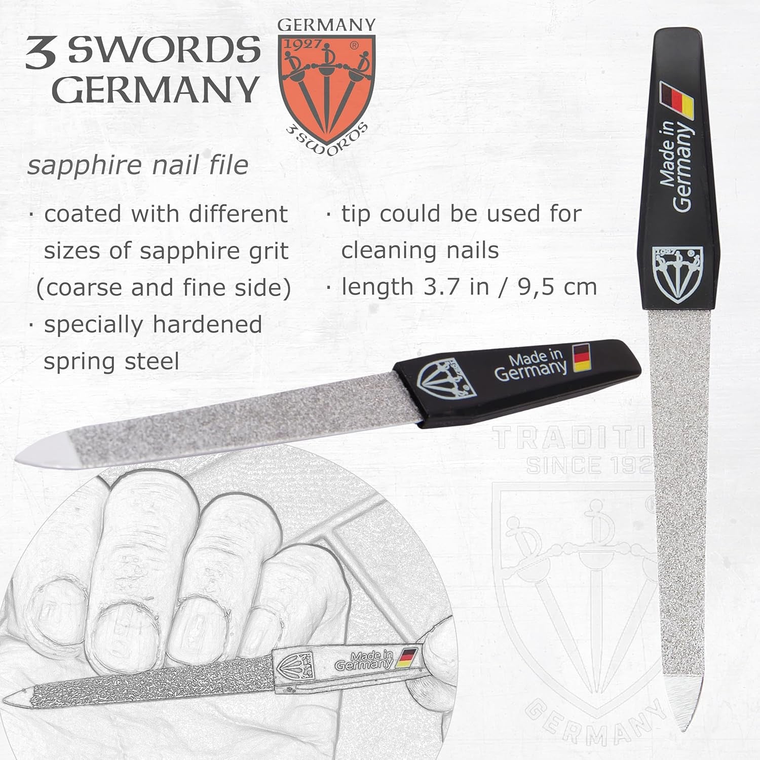 - Manicure Pedicure Nail Clipper File Tweezers Set - Brand Quality (211)