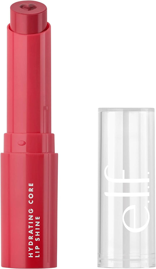 Hydrating Core Lip Shine, Conditioning & Nourishing Lip Balm, Sheer Colour Tinted Lip Moisturizer, Happy, 0.09 Oz