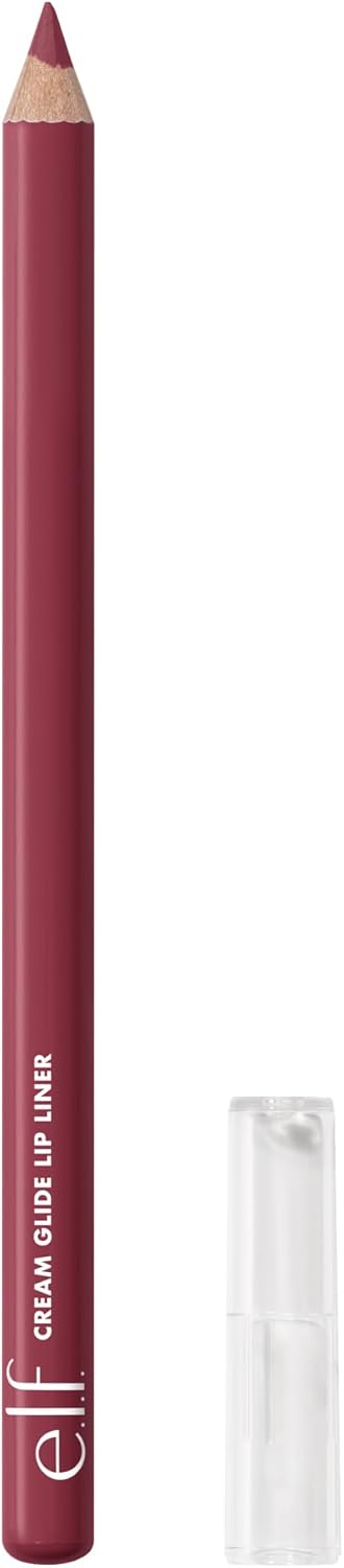 Cream Glide Lip Liner, Highly-Pigmented Pencil for Shaping & Sculpting Lips, Semi-Matte Finish, Vegan & Cruelty-Free, Baddest Beige