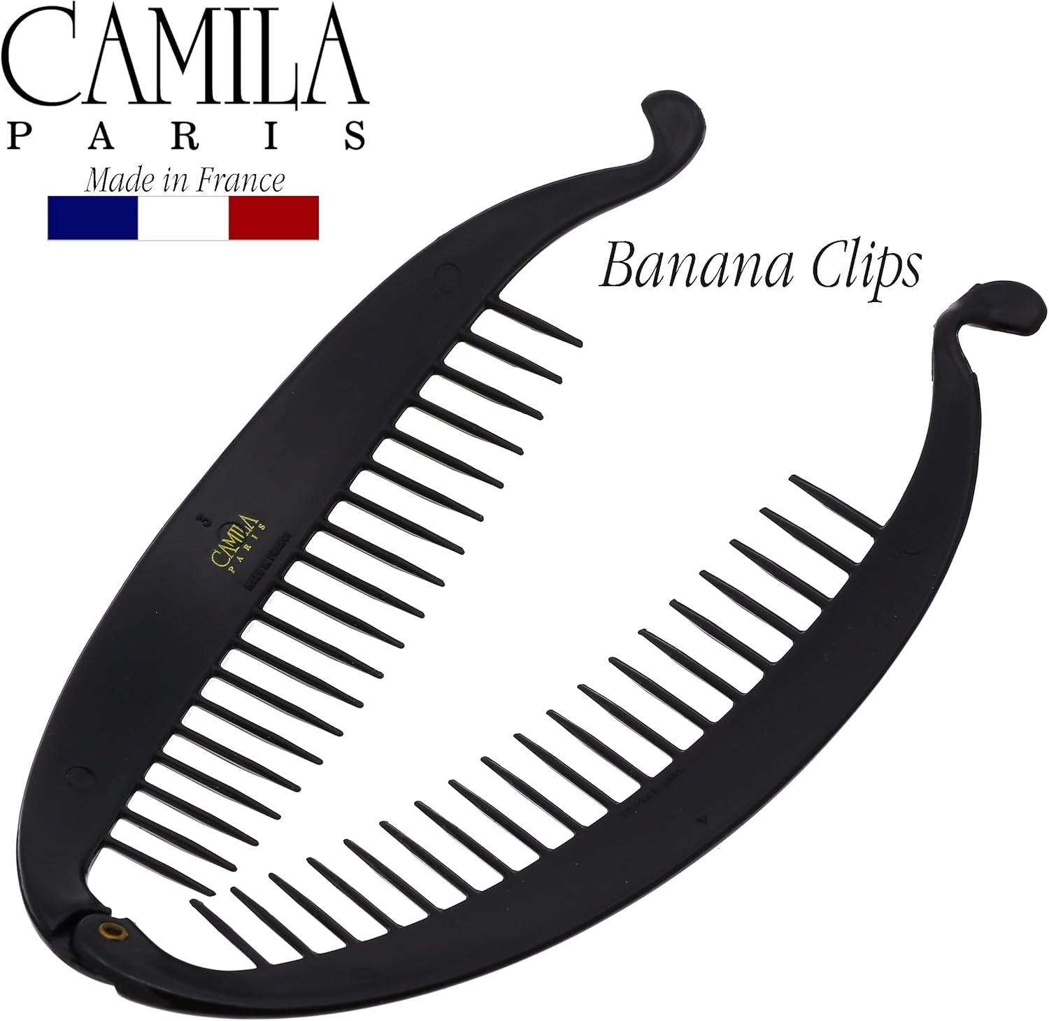 Paris - NV135 (7"), French Woman Hair Accessories, Hair Banana Comb. Strong and Durable Hair Ornaments. Made in France