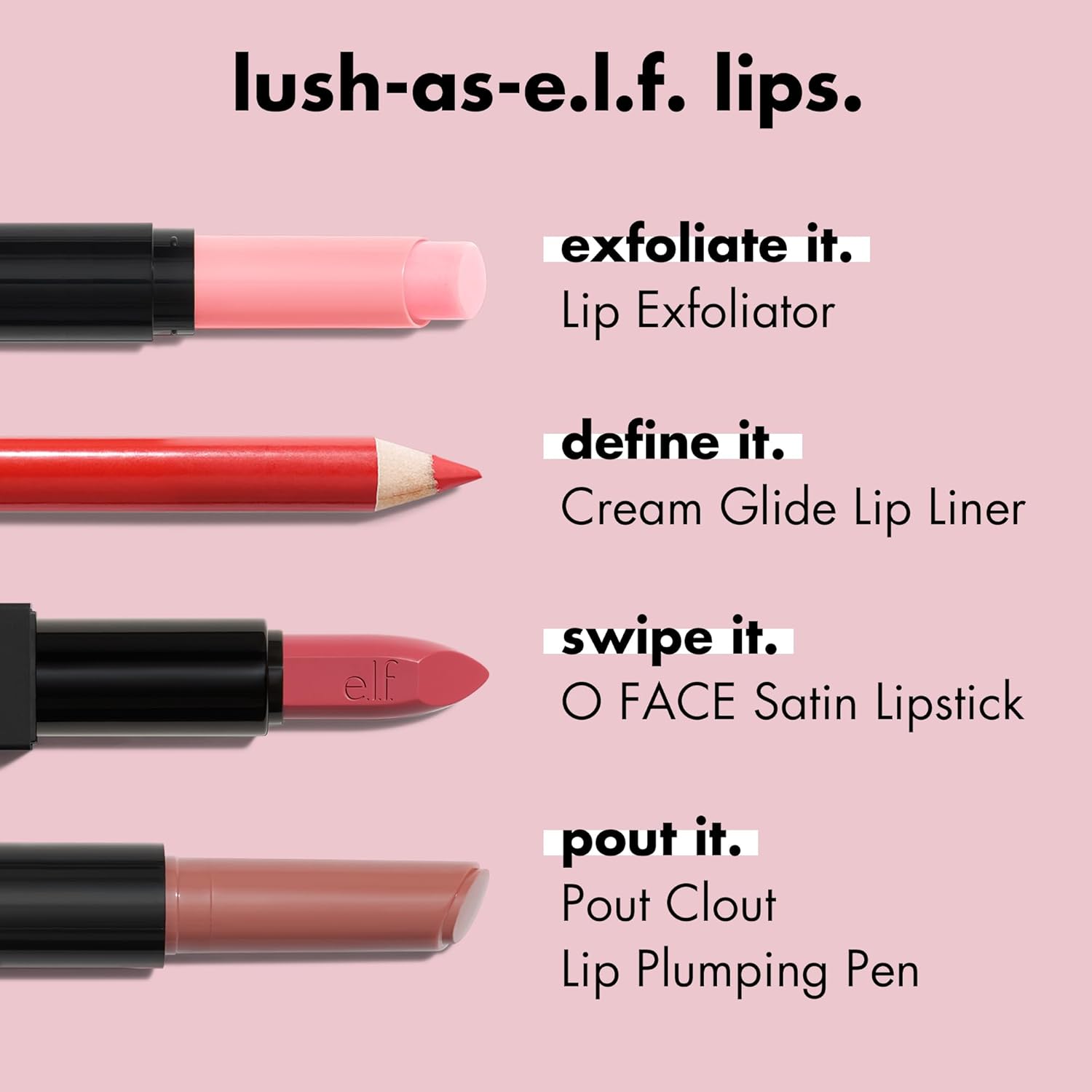 Cream Glide Lip Liner, Highly-Pigmented Pencil for Shaping & Sculpting Lips, Semi-Matte Finish, Vegan & Cruelty-Free, Baddest Beige