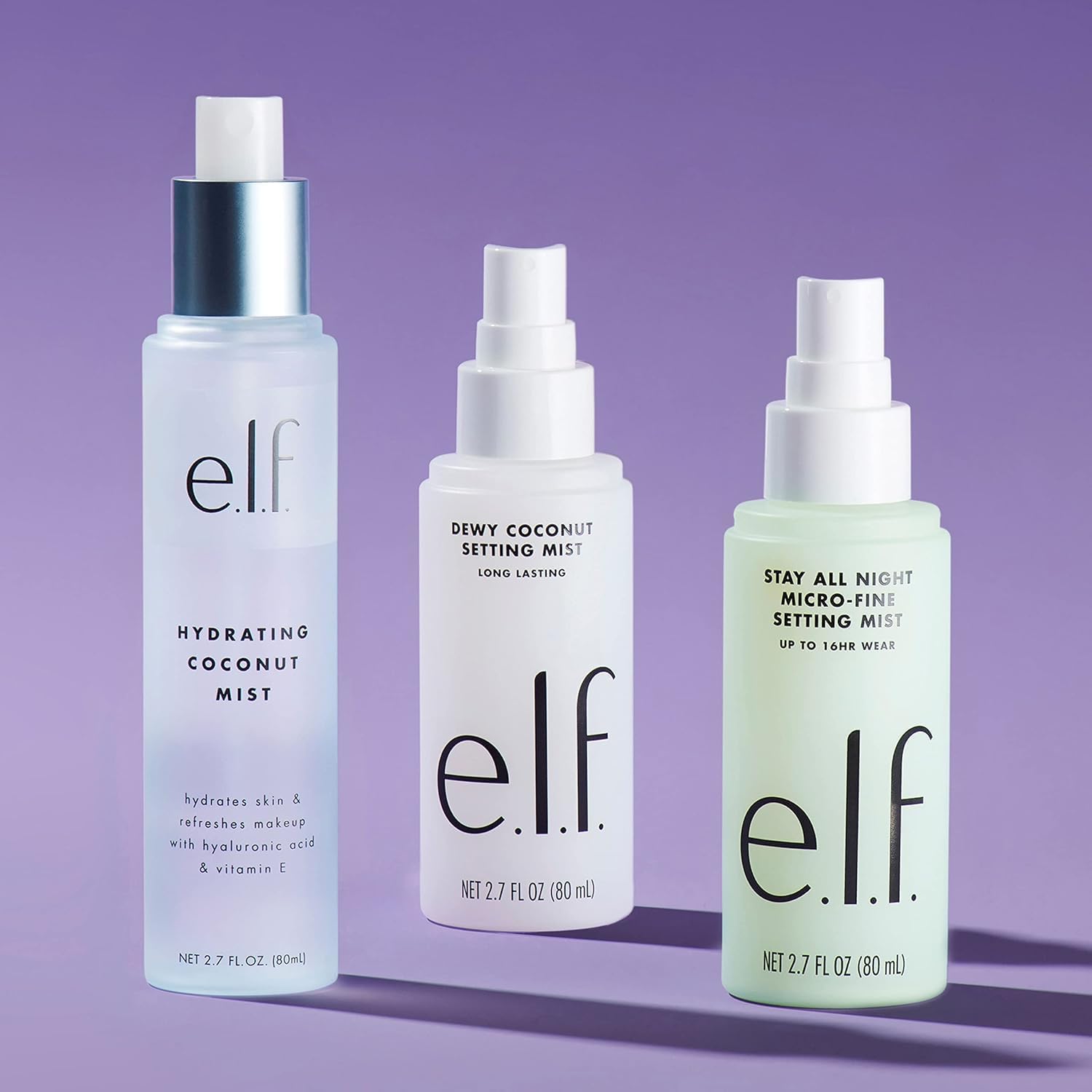 Dewy Coconut Setting Mist, Makeup Setting Spray, Hydrates & Conditions Skin, 2.7 Fl Oz (80Ml)