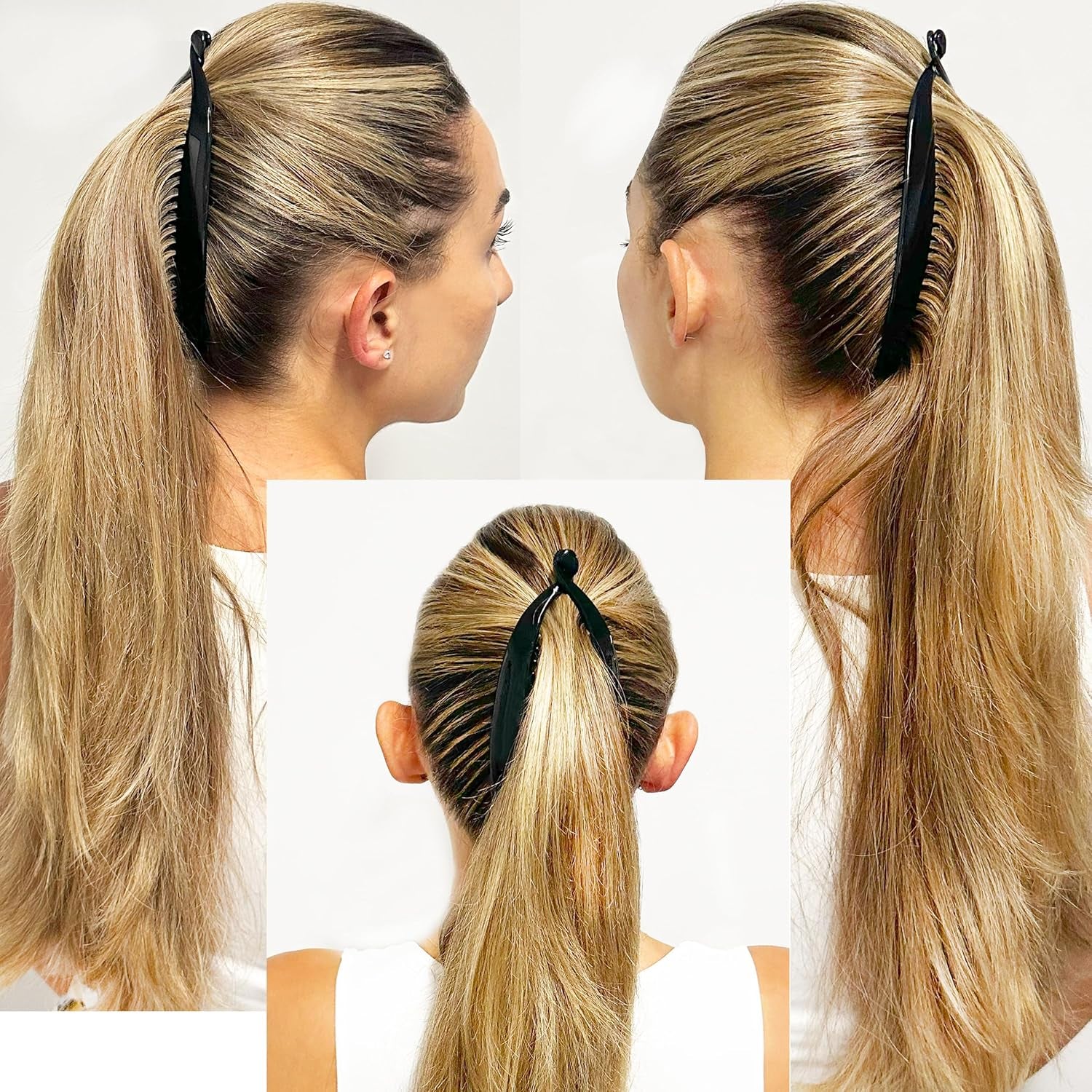 Paris - NV135 (7"), French Woman Hair Accessories, Hair Banana Comb. Strong and Durable Hair Ornaments. Made in France
