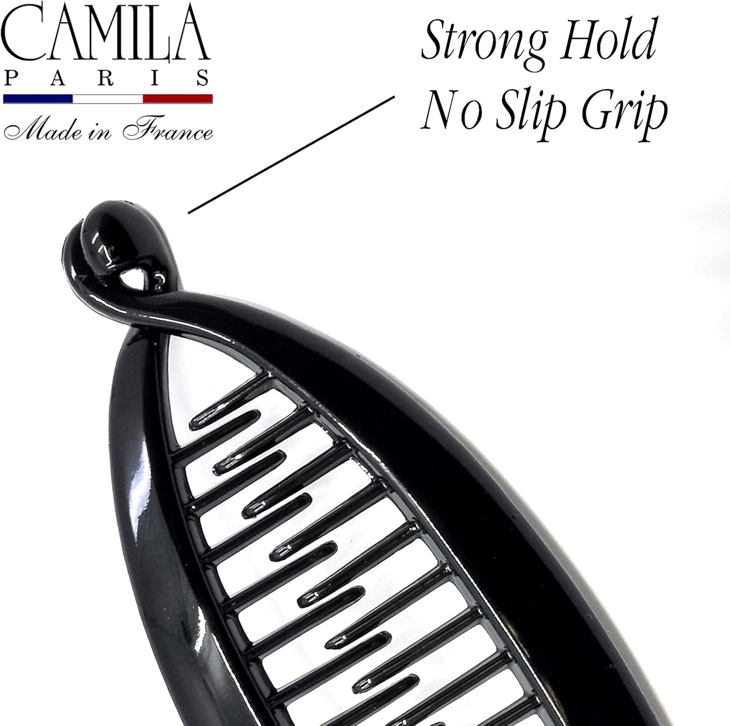 Paris - NV135 (7"), French Woman Hair Accessories, Hair Banana Comb. Strong and Durable Hair Ornaments. Made in France