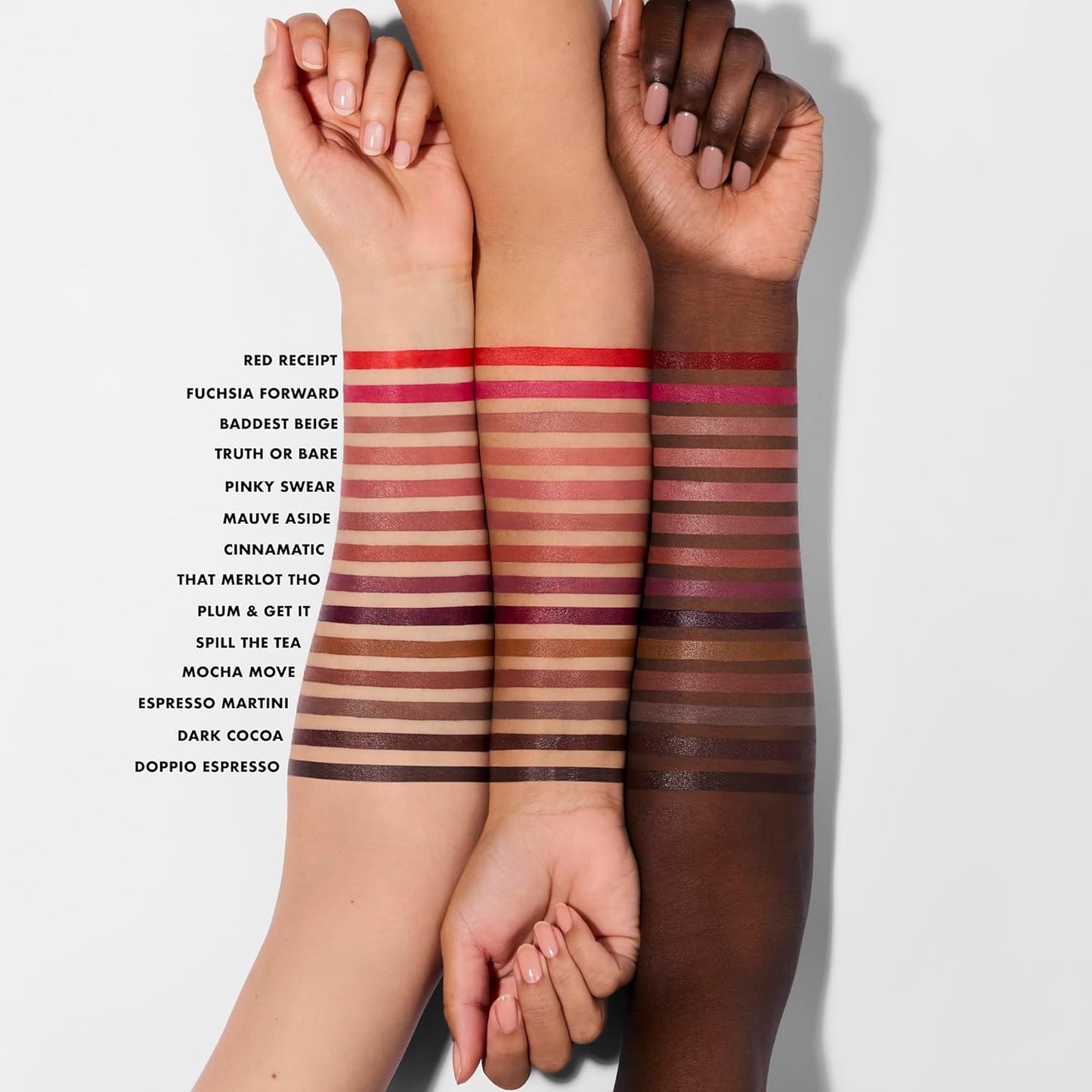 Cream Glide Lip Liner, Highly-Pigmented Pencil for Shaping & Sculpting Lips, Semi-Matte Finish, Vegan & Cruelty-Free, Baddest Beige