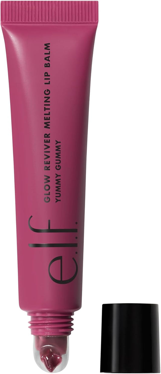 Glow Reviver Melting Lip Balm, Hydrating Tinted Lip Balm for a Glossy Finish & Soft, Supple Lips, Vegan & Cruelty-Free, Yummy Gummy