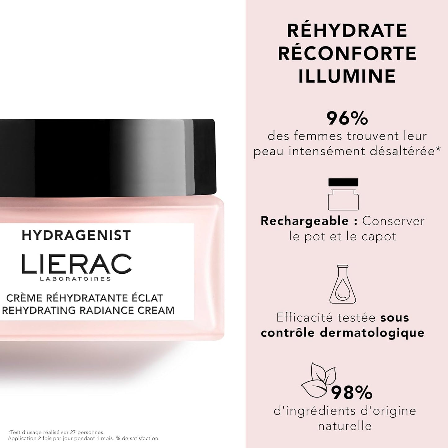 Rehydrating Radiance Moisturizer Face Cream for Women, Face Moisturizer with Hydrating Formula for Fine Lines & Hydrating, Tightens & Smooths Skin with Hyaluronic Acid, Sensitive Skin - 50Ml