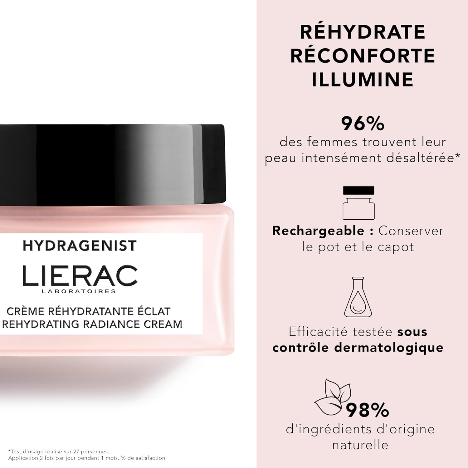 Rehydrating Radiance Moisturizer Face Cream for Women, Face Moisturizer with Hydrating Formula for Fine Lines & Hydrating, Tightens & Smooths Skin with Hyaluronic Acid, Sensitive Skin - 50Ml