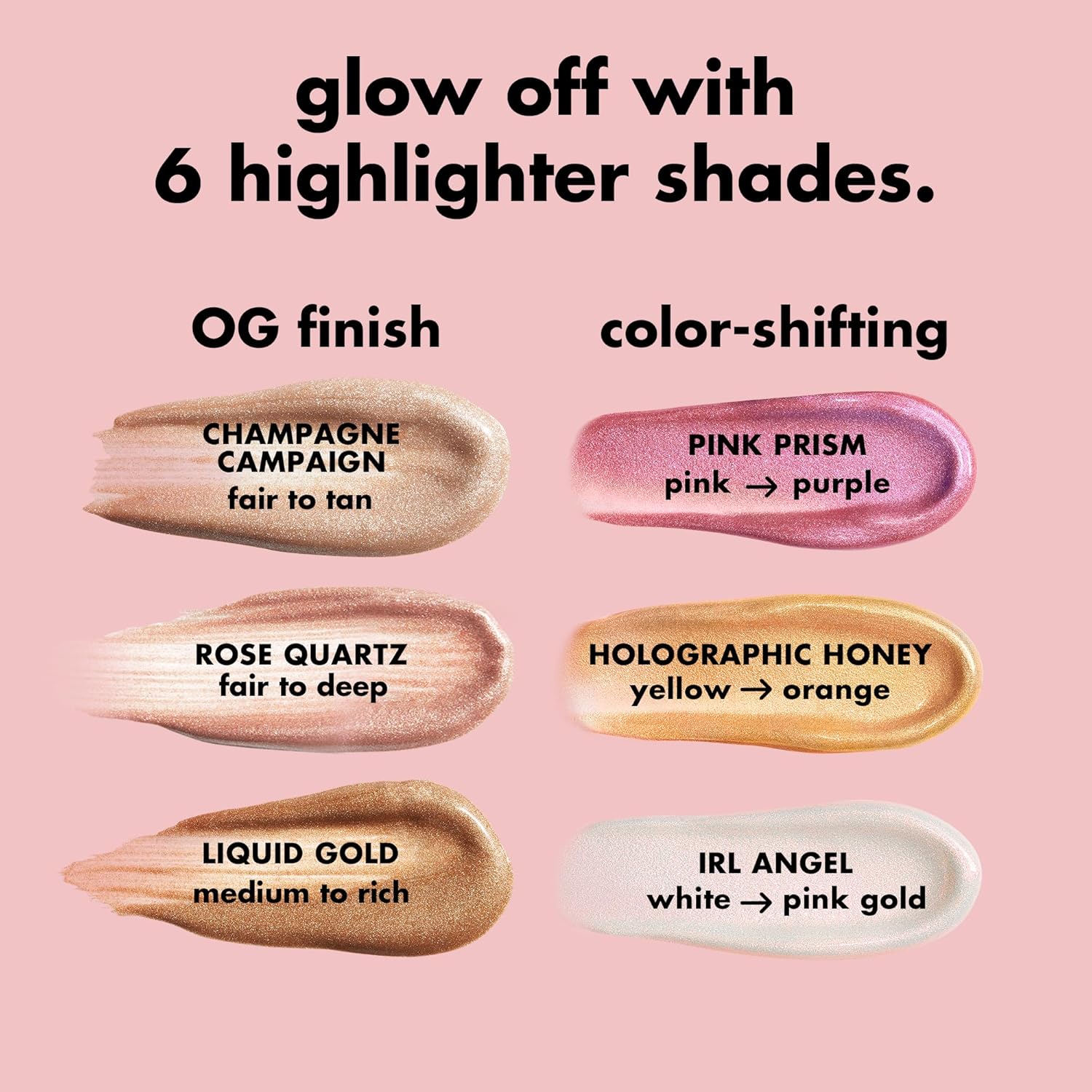 Halo Glow Highlight Beauty Wand, Liquid Highlighter Wand for Luminous, Glowing Skin, Buildable Formula, Vegan & Cruelty-Free, Champagne Campaign
