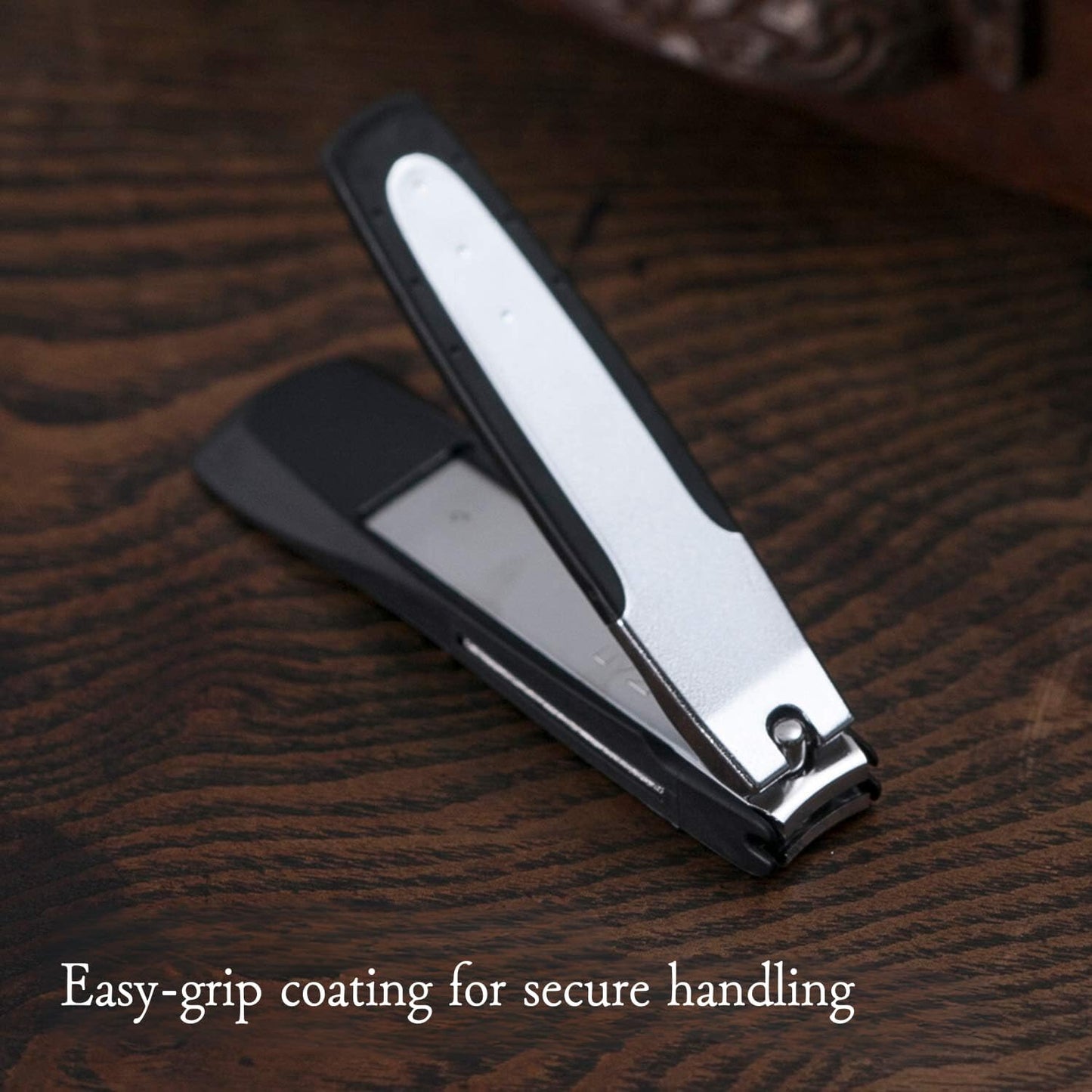 Japanese Nail Clippers with Side Nail File, Stainless Steel, Made in Japan