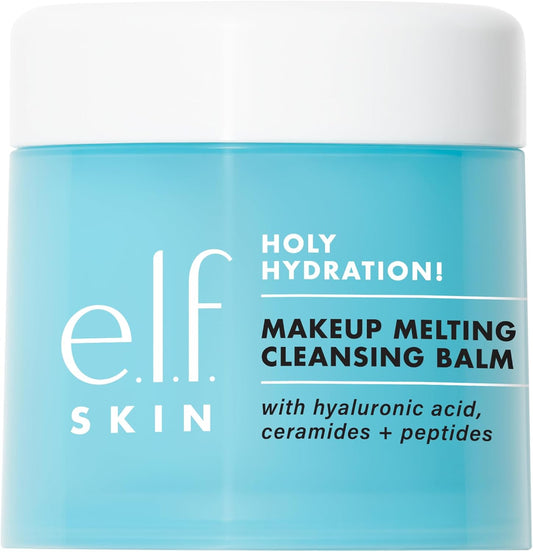 SKIN Holy Hydration! Makeup Melting Cleansing Balm, Hydrating Cleansing Balm to Remove Makeup, Formulated with Hyaluronic Acid