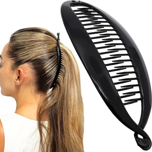 Paris - NV135 (7"), French Woman Hair Accessories, Hair Banana Comb. Strong and Durable Hair Ornaments. Made in France