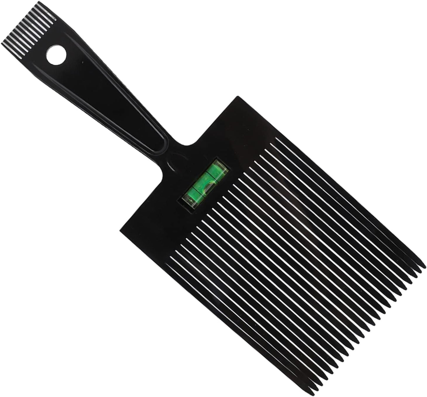 Flat Top Guide Comb, Professional Haircut Level Dual Ended Hair Flattopper Barber Cutting Angle Clipper Comb Large Teeth Styling Hairstyle Hairdressing Tool for Men Girl Hairdress Home Salon (Black)