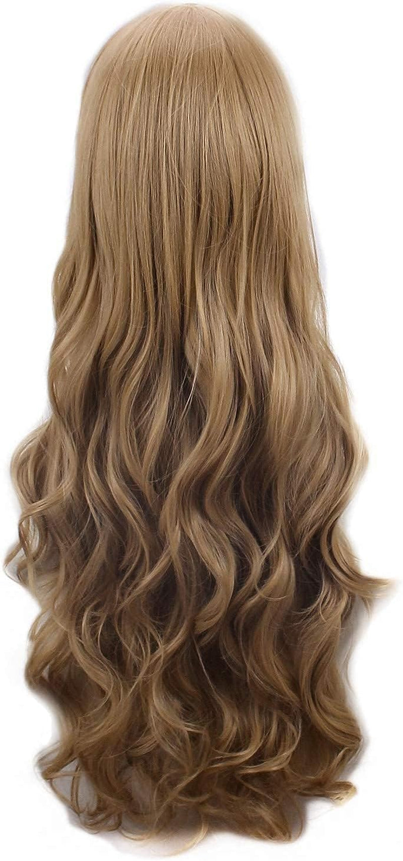 Aisaka Taiga Anime Cosplay Wigs Brown Long Wavy Curly Synthetic Hair
