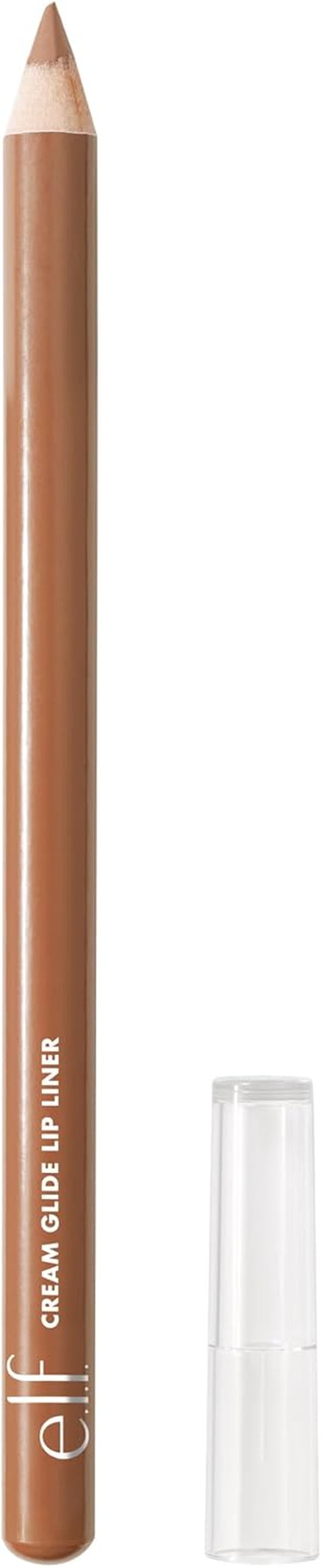 Cream Glide Lip Liner, Highly-Pigmented Pencil for Shaping & Sculpting Lips, Semi-Matte Finish, Vegan & Cruelty-Free, Baddest Beige