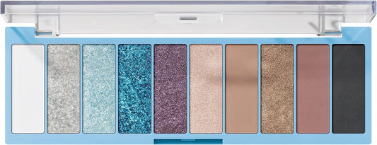 Perfect 10 Eyeshadow Palette, Ten Ultra-Pigmented Shimmer & Matte Shades, Vegan & Cruelty-Free, Intergalactic