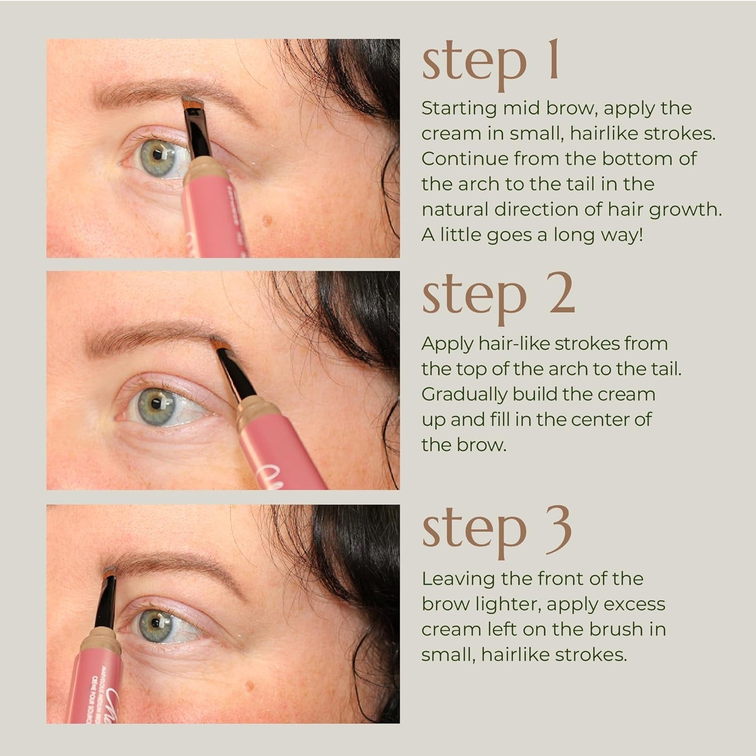 Eyebrow Cream, Awesome Auburn - Vegan, Cruelty Free, Paraben Free, Gluten Free Eyebrow Makeup - Long Wearing, Velvet Consistency, Water Resistant